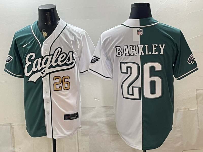 Men 2026 Philadelphia Eagles #26 Barkley white Nike Limited NFL Jersey 0812004->philadelphia eagles->NFL Jersey